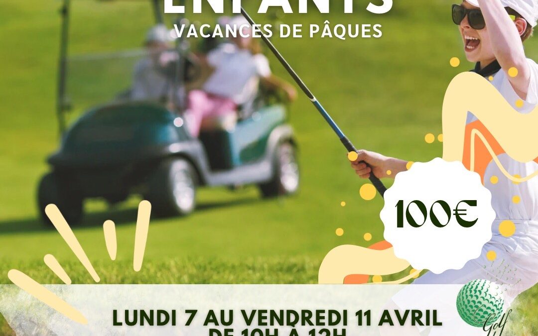 Stage de golf « Enfants » avec Bruce