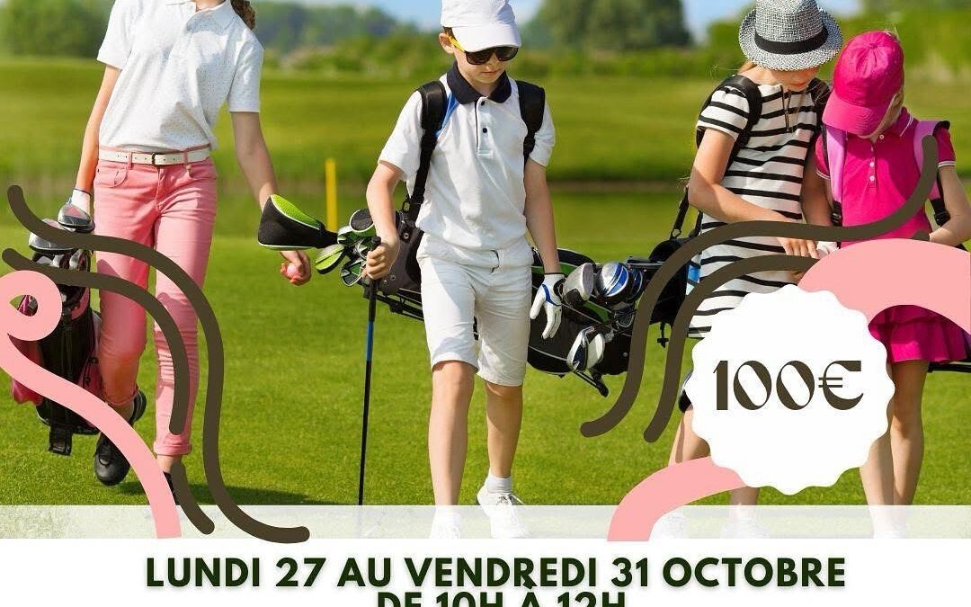 Stage de Golf « Enfants » – Vacances de la Toussaint