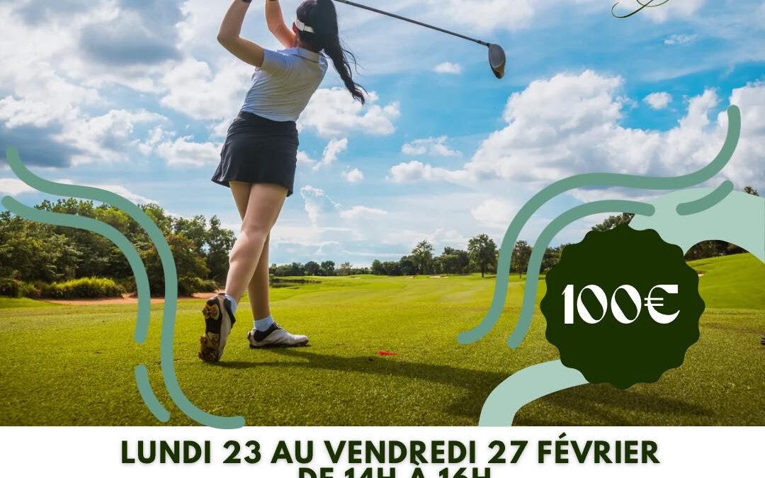 Stage de golf Enfants avec Bruce Perseval